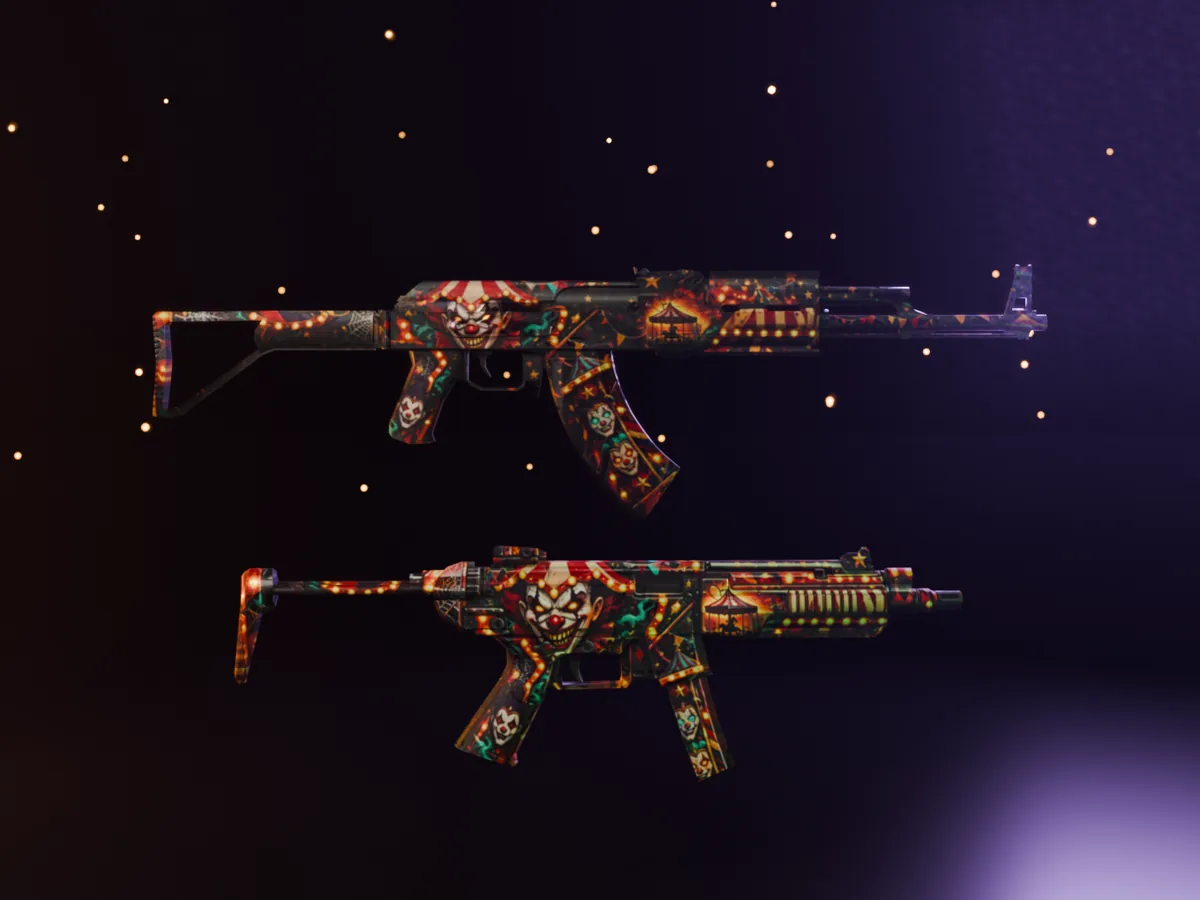 Creepy Carnival: FiveM Waffen Skin SMG und AK