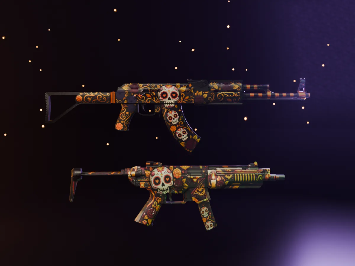 Sugar Skull: FiveM Waffen Skin SMG und AK